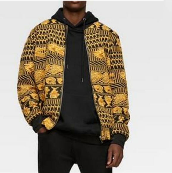 Zara Other - Zara Jacquard Bomber Dragon Jacket Small